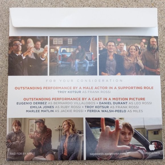 FOR YOUR CONSIDERATION FYC - CODA - SAG DVD Screener - Picture 3 of 6